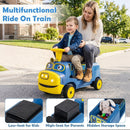12V Kids Ride-On Train 3-Seater with Detachable Carriage by LJGDeals