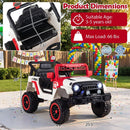 12V Kids Ride On Truck with Remote Control and 3 Speeds by LJGDeals