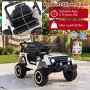 12V Kids Ride On Truck with Remote Control and 3 Speeds by LJGDeals