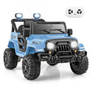 12V Kids Ride on Truck Car with Remote Control Threaded Wheels and 3 Speeds by LJGDeals