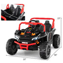 12V Kids Ride on Truck Off-Road UTV with Parental Remote and Lights by LJGDeals