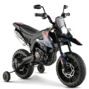 Aprilia Licensed Kids Ride On Motorcycle with 2 Training Wheels by DirectDeals