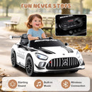 12V Kids Ride-On Car Mercedes-AMG GT3 Licensed with Adjustable Speed by LJGDeals