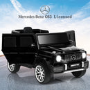 12V Mercedes-Benz G63 Licensed Kids Ride On Car with Remote Control-Black