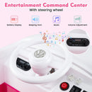 12V Ride On Car Licensed Volkswagen Ride-on Bus with Cup Holder and LED Headlights for 3+ Years Old by LJGDeals