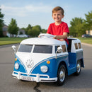 12V Ride On Car Licensed Volkswagen Ride-on Bus with Cup Holder and LED Headlights for 3+ Years Old by LJGDeals