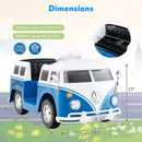 12V Ride On Car Licensed Volkswagen Ride-on Bus with Cup Holder and LED Headlights for 3+ Years Old by LJGDeals