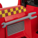 12V Ride on Fire Truck Powered Car with Water Gun and Interphone-Red by DirectDeals