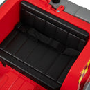 12V Ride on Fire Truck Powered Car with Water Gun and Interphone-Red by LJGDeals
