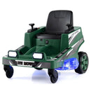 12V Ride on Lawn Mower for Kids with Dual Control Sticks and LED Lights by LJGDeals