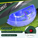 12V Ride on Lawn Mower for Kids with Dual Control Sticks and LED Lights by LJGDeals