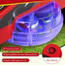 12V Ride on Lawn Mower for Kids with Dual Control Sticks and LED Lights