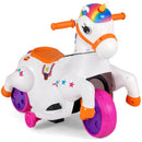 12V Unicorn Ride on Toy with Training Wheels and Horse Riding Mode by LJGDeals