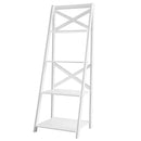 2 Pieces 4-Tier Wood Display Storage Bookshelf Set by LJGDeals