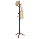 2 Heights Wooden Coat Rack with 8 Hooks by DirectDeals