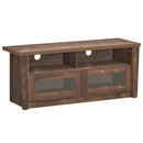 Wooden TV Stand with 2 Open Shelves and 2 Door Cabinets by LJGDeals