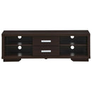 Modern TV Stand Entertainment Center with 2 Drawers and 4 Open Shelves by DirectDeals