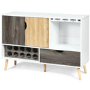 Mid-Century Buffet Sideboard Wooden Storage Cabinet by LJGDeals