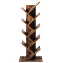 8-Tier Free Standing Tree Bookshelf-Coffee by LJGDeals