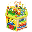 7-in-1 Wooden Activity Cube Toy by LJGDeals