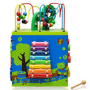 5-in-1 Wooden Activity Cube Toy by LJGDeals