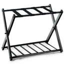 Set of 2 Folding Metal Luggage Rack Suitcase by LJGDeals