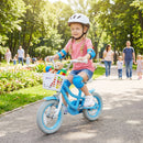 Kids Bike 12 Inch with Training Wheels and Adjustable Seat