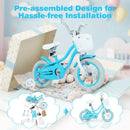 Kids Bike 12 Inch with Training Wheels and Adjustable Seat by DirectDeals