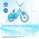 Kids Bike 12 Inch with Training Wheels and Adjustable Seat