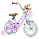 Kids Bike 12 Inch with Training Wheels and Storage Basket