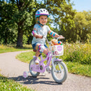 Kids Bike 12 Inch with Training Wheels and Storage Basket by DirectDeals