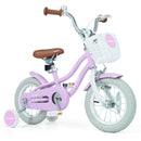 Kids Bike 12 Inch with Training Wheels and Storage Basket