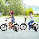 Kids Bike 12-18 Inch with Training Wheels - Pink by DirectDeals