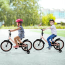 Kids Bike 12-18 Inch with Training Wheels - Pink