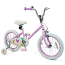 Kids Bike 12-18 Inch with Training Wheels - Purple