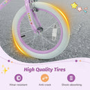 Kids Bike 12-18 Inch with Training Wheels - Purple