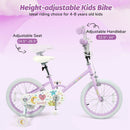 Kids Bike 12-18 Inch with Training Wheels - Purple by DirectDeals