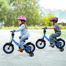 12/14/16/18 Inches Kids Bike with Removable Training Wheels and Adjustable Seatfor 3-8 Years Old Navy