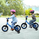 12/14/16/18 Inches Kids Bike with Removable Training Wheels and Adjustable Seatfor 3-8 Years Old Navy by LJGDeals
