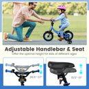 12/14/16/18 Inches Kids Bike with Removable Training Wheels and Adjustable Seatfor 3-8 Years Old Navy