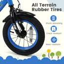 12/14/16/18 Inches Kids Bike with Removable Training Wheels and Adjustable Seatfor 3-8 Years Old Navy