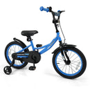 12/14/16/18 Inches Kids Bike with Removable Training Wheels and Adjustable Seatfor 3-8 Years Old Navy