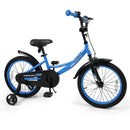 12/14/16/18 Inches Kids Bike with Removable Training Wheels and Adjustable Seatfor 3-8 Years Old Navy by LJGDeals