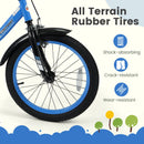12/14/16/18 Inches Kids Bike with Removable Training Wheels and Adjustable Seatfor 3-8 Years Old Navy