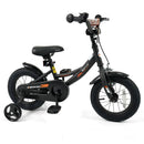 12/14/16/18 Inches Kids Bike with Removable Training Wheels and Adjustable Seatfor 3-8 Years Old Black by LJGDeals