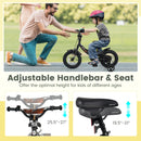 12/14/16/18 Inches Kids Bike with Removable Training Wheels and Adjustable Seatfor 3-8 Years Old Black