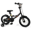 12/14/16/18 Inches Kids Bike with Removable Training Wheels and Adjustable Seatfor 3-8 Years Old Black