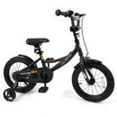12/14/16/18 Inches Kids Bike with Removable Training Wheels and Adjustable Seatfor 3-8 Years Old Black