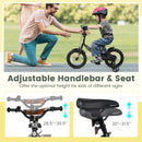 12/14/16/18 Inches Kids Bike with Removable Training Wheels and Adjustable Seatfor 3-8 Years Old Black
