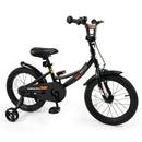 12/14/16/18 Inches Kids Bike with Removable Training Wheels and Adjustable Seatfor 3-8 Years Old Black